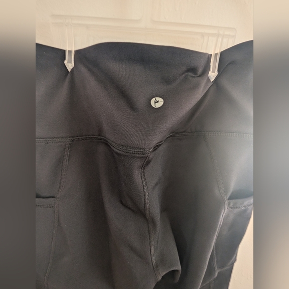 🛍️4 For 15🛍️ 90 Degree By Reflex Black Leggings - Picture 2 of 12